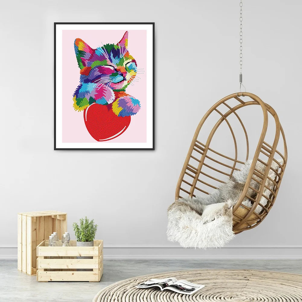 Colorful Cat | Diamond Painting