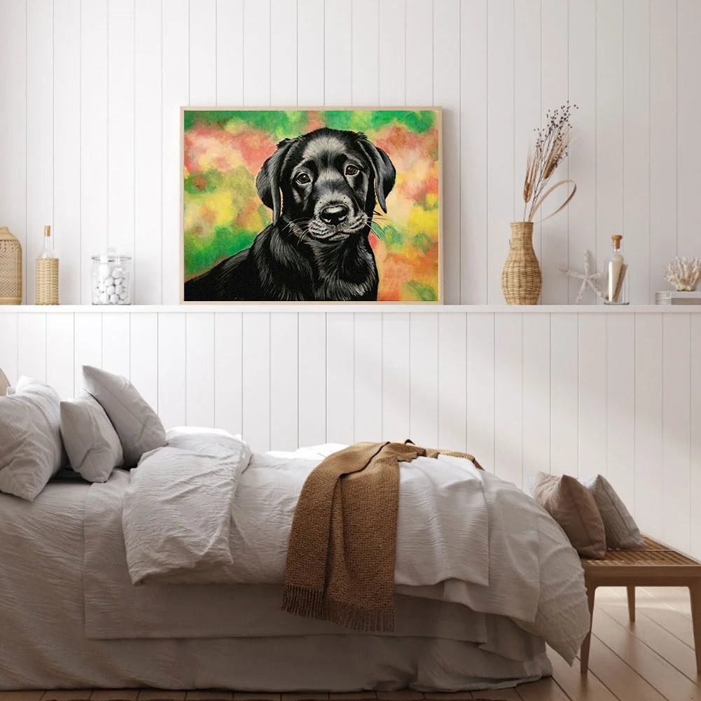 Black Dog | Diamond Painting