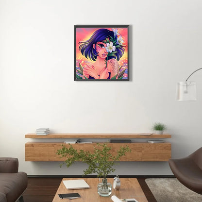 Beautiful Girl | Diamond Painting