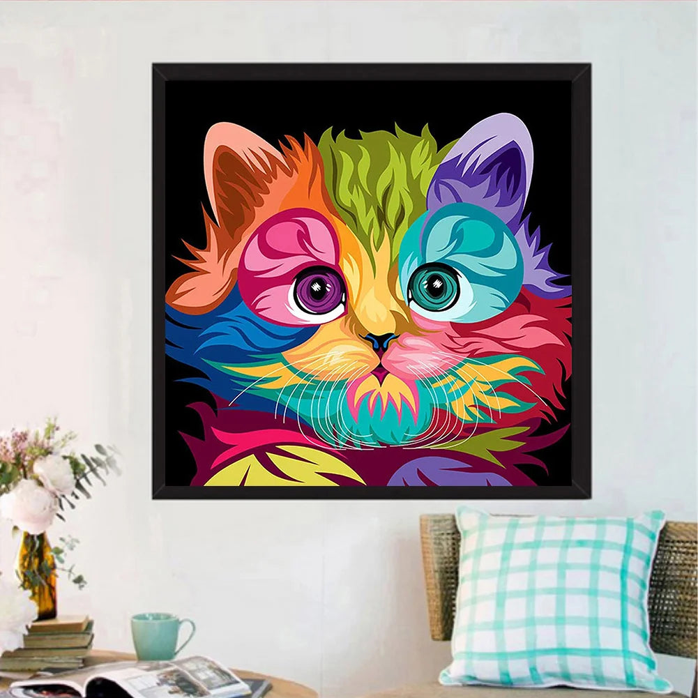 Colorful Cat | Diamond Painting