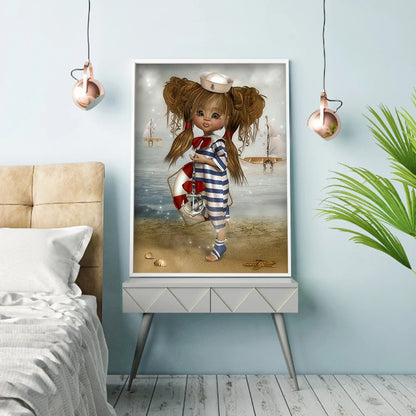 Beautiful Girl | Diamond Painting