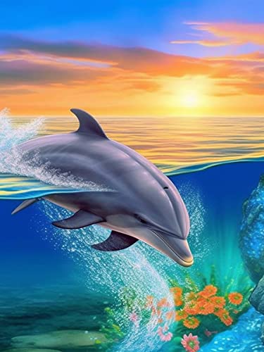 Dolphin | Cross Stitch Embroidery