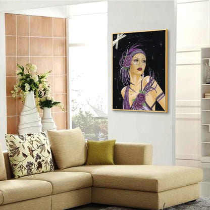 Beautiful Girl | Diamond Painting