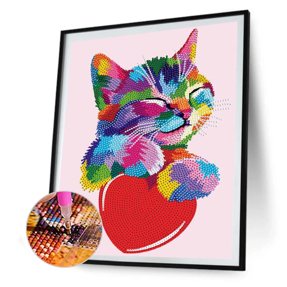 Colorful Cat | Diamond Painting