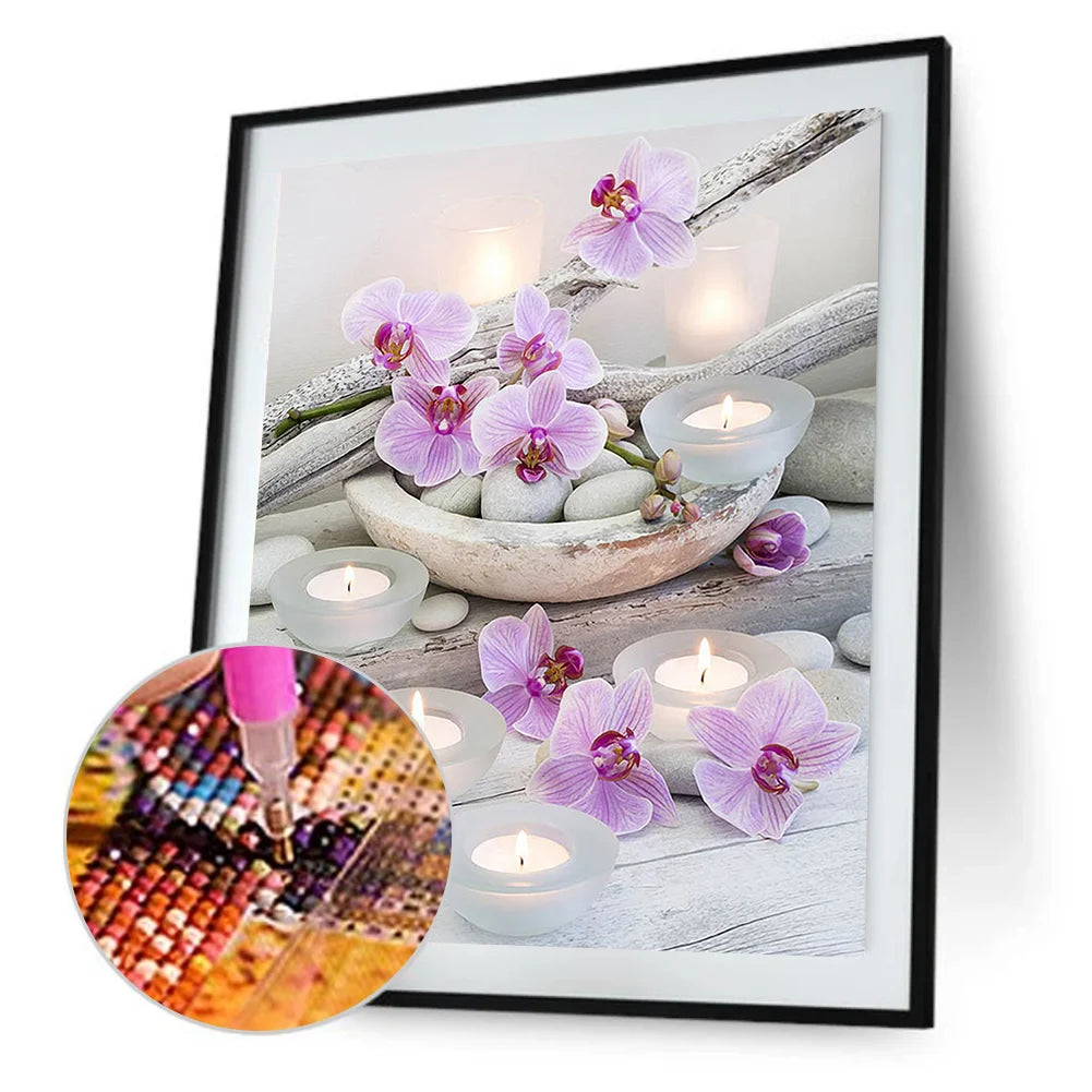 Candle Flower | Diamond Painting