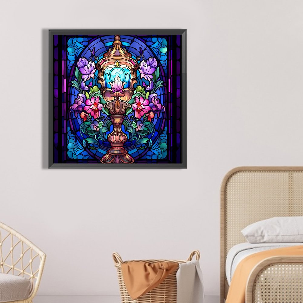 Street Lamp Flower | Diamond Painting