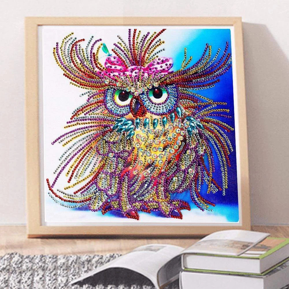 Owl | Special Shaped Diamond Painting