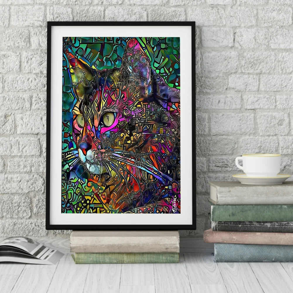 Colorful Cat | Diamond Painting