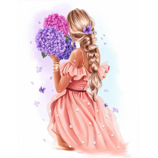 Beautiful Girl | Cross Stitch Embroidery