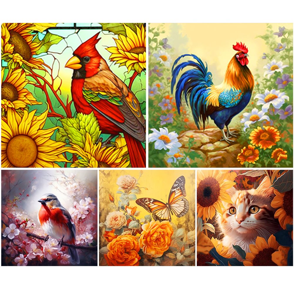 Animal Flower | Diamond Painting