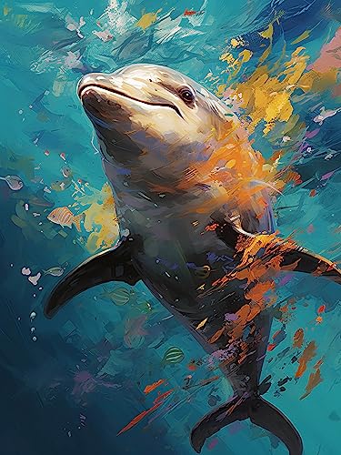 Dolphin | Cross Stitch Embroidery