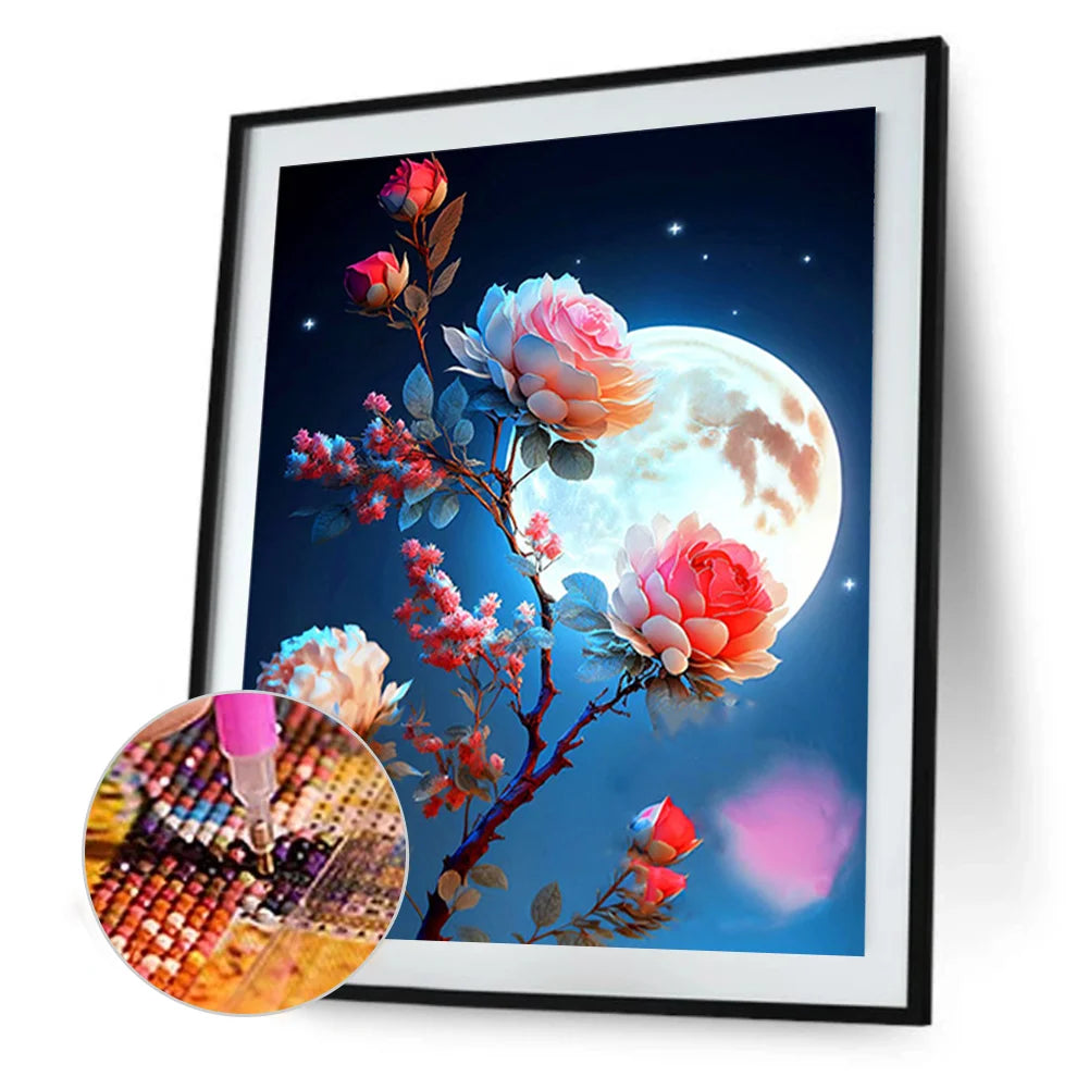 Flower Moon | Diamond Painting