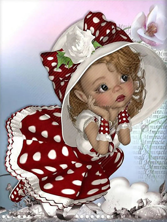 Beautiful Girl | Cross Stitch Embroidery