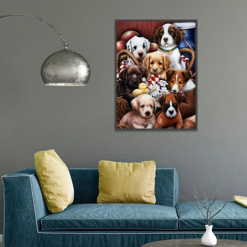 Cute Dogs | Diamond Painting