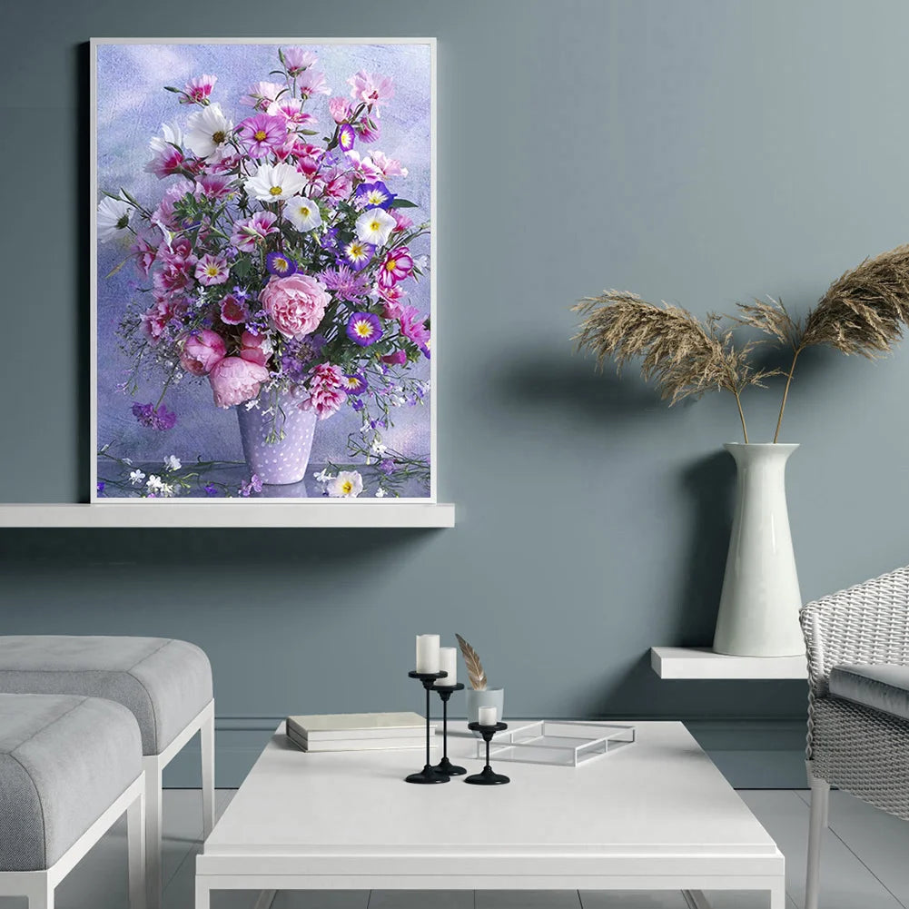 Flowers In The Vase | Diamond Painting