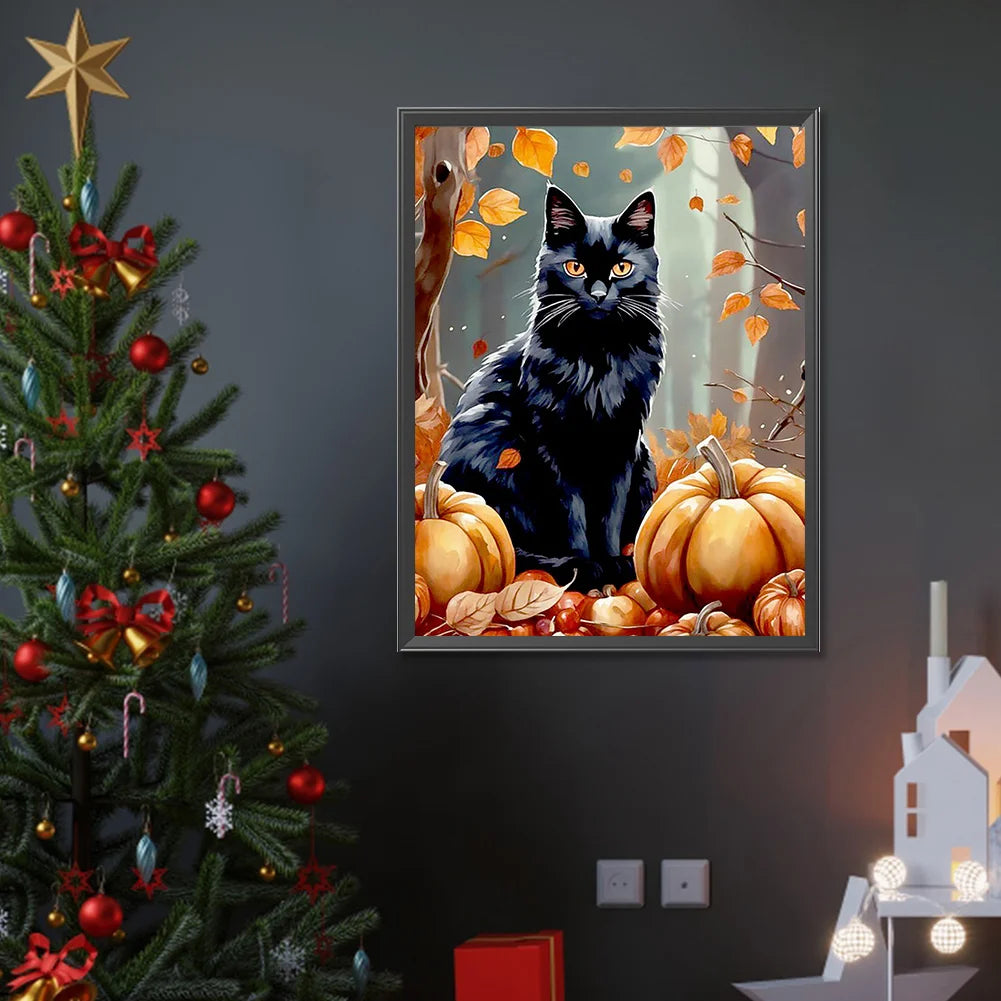 Halloween Black Cat | Diamond Painting