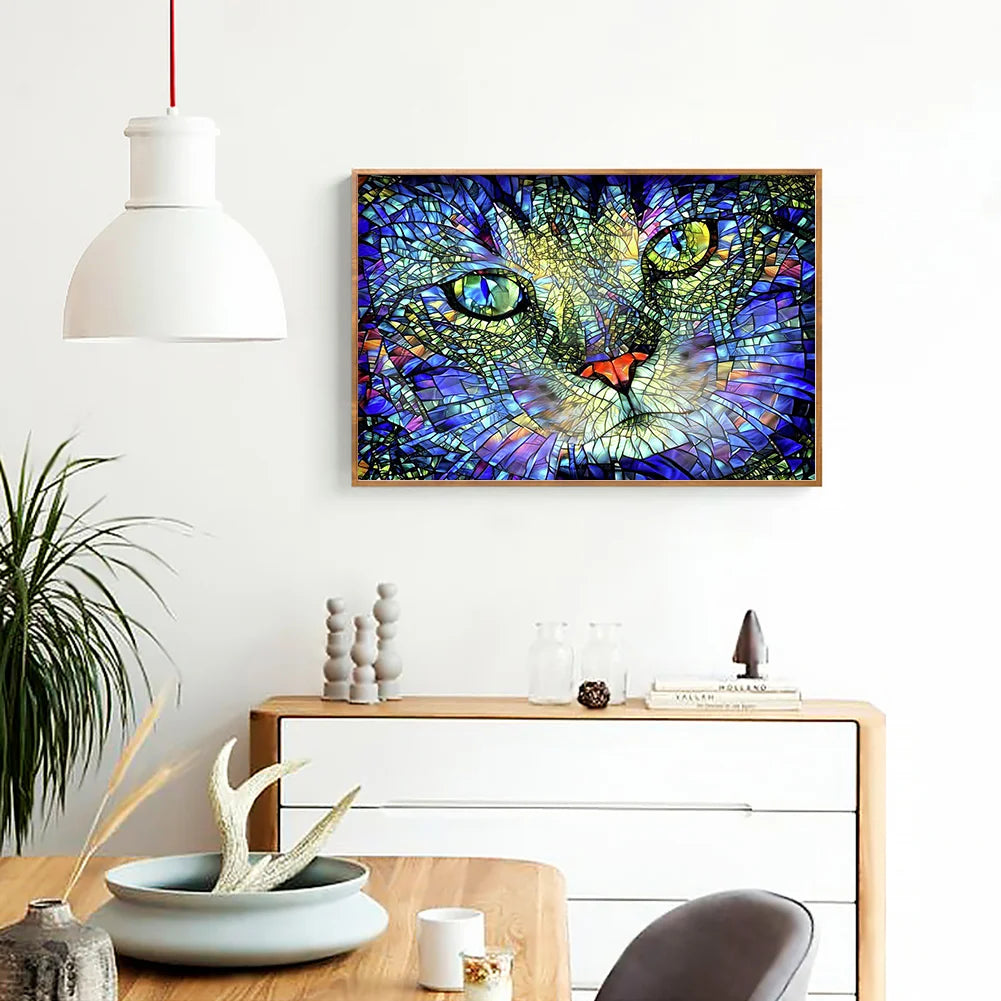 Colorful Cat | Diamond Painting