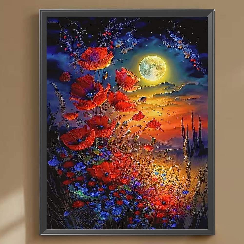 Night Moon Flower | Diamond Painting