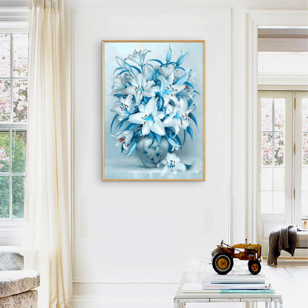 Blue Flower | Diamond Painting