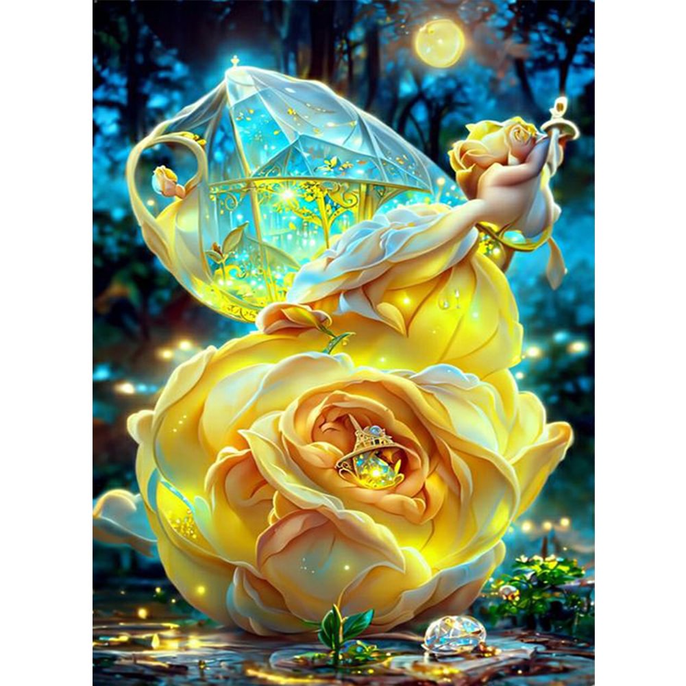 Elegant Flower | Diamond Painting