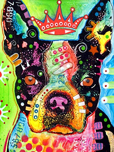 Dog Boston Terrier | Cross Stitch Embroidery