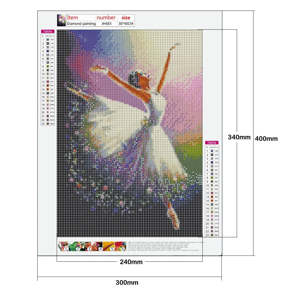 Ballerina Girl | Diamond Painting