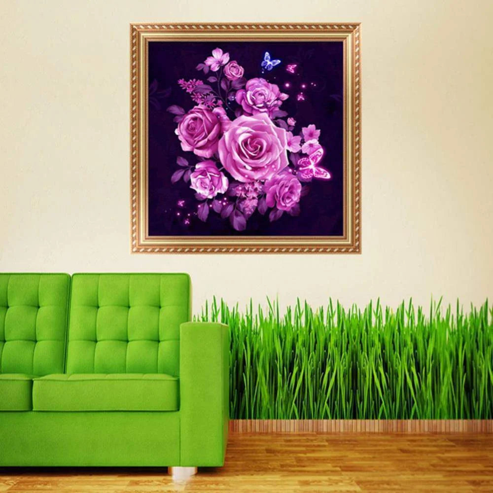 Pink Flower | Diamond Painting