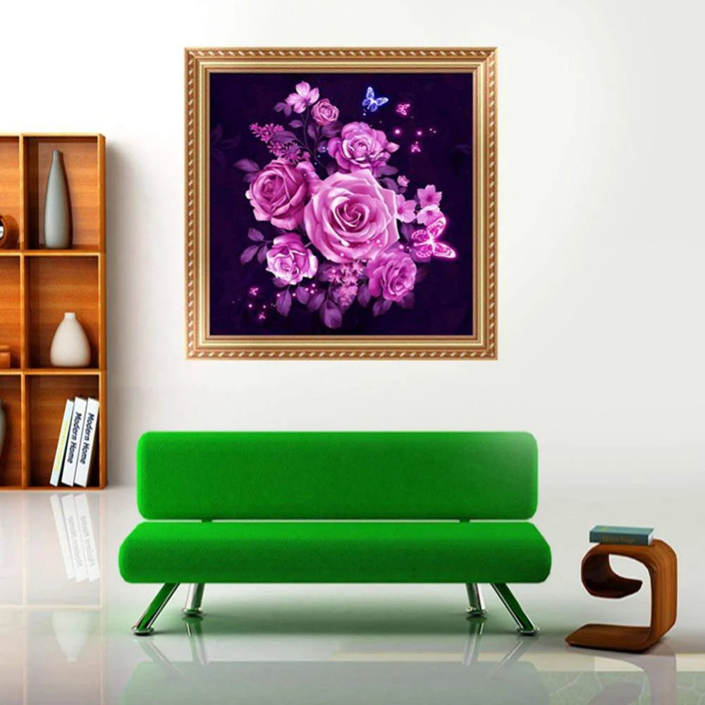 Pink Flower | Diamond Painting