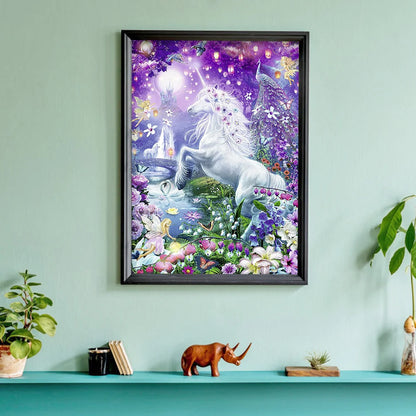 White Horse | Diamond Painting