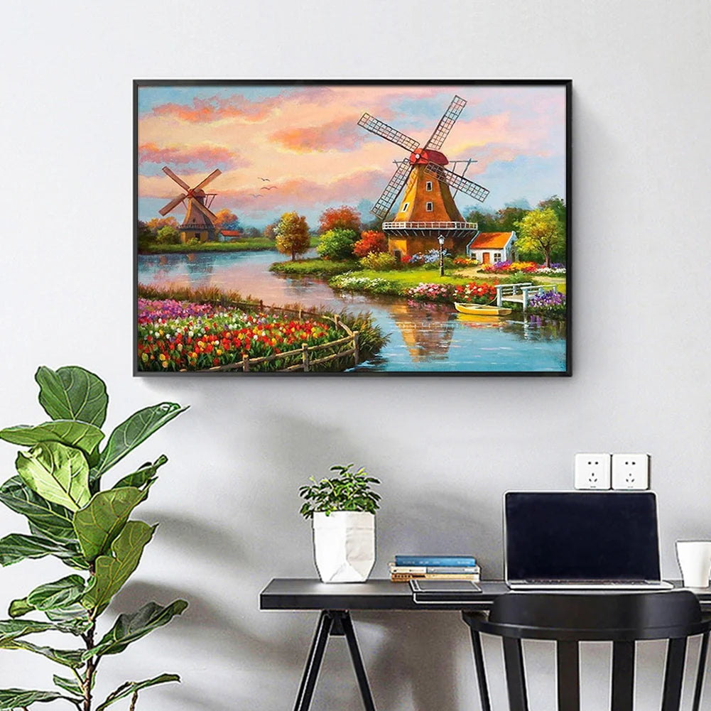 Windmill House | Diamond Painting