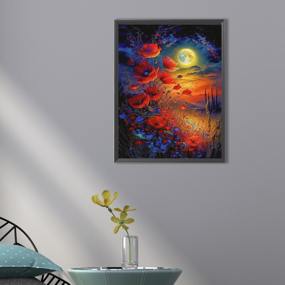 Night Moon Flower | Diamond Painting