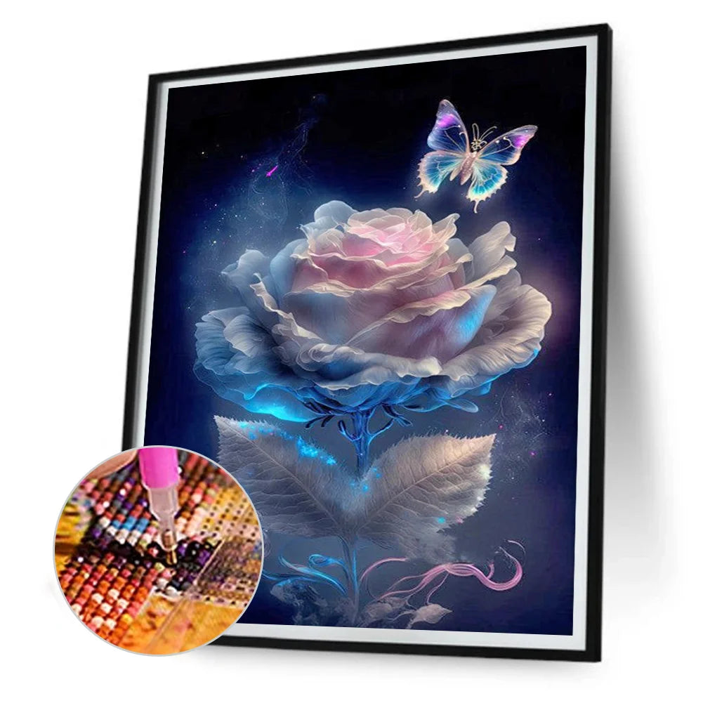 Butterfly Rose | Diamond Painting