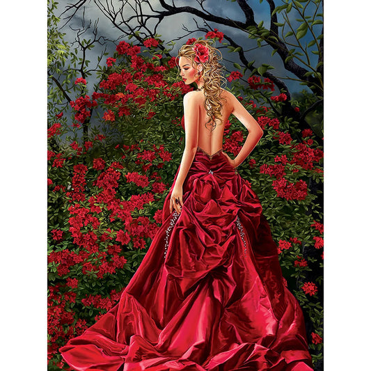 Beautiful Girl | Cross Stitch Embroidery