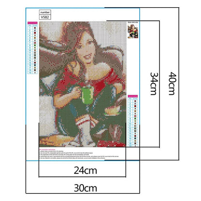Beautiful Girl | Diamond Painting
