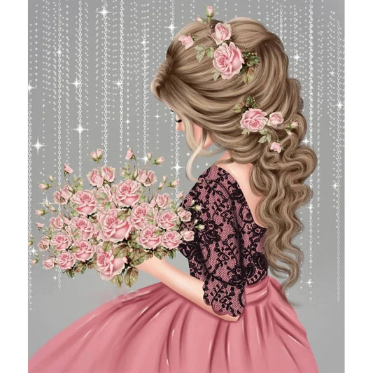 Beautiful Girl | Cross Stitch Embroidery