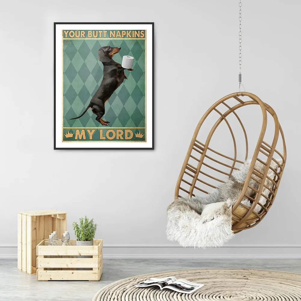 Poster Dog Dachshund | Diamond Painting