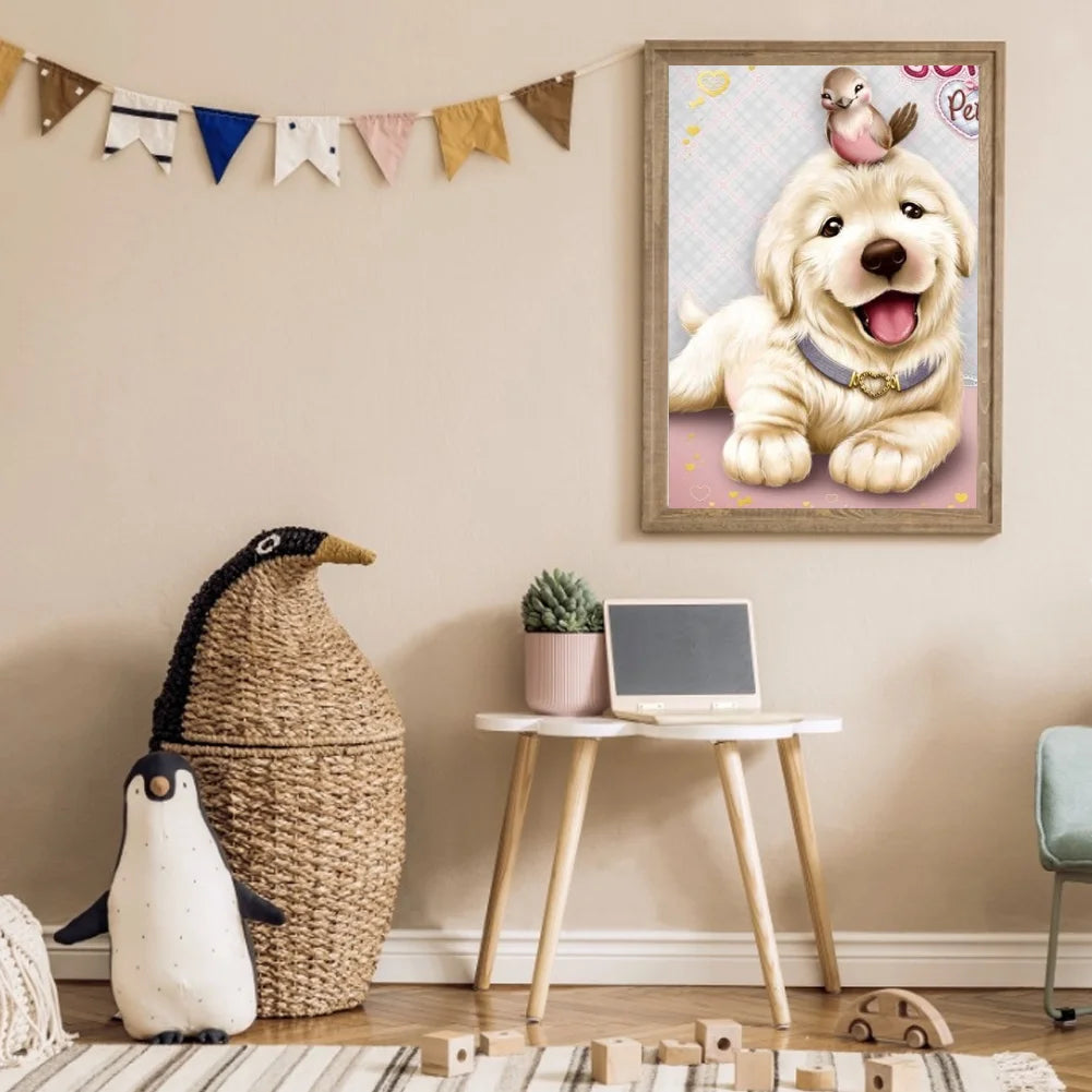 Happy Dog | Diamond Painting