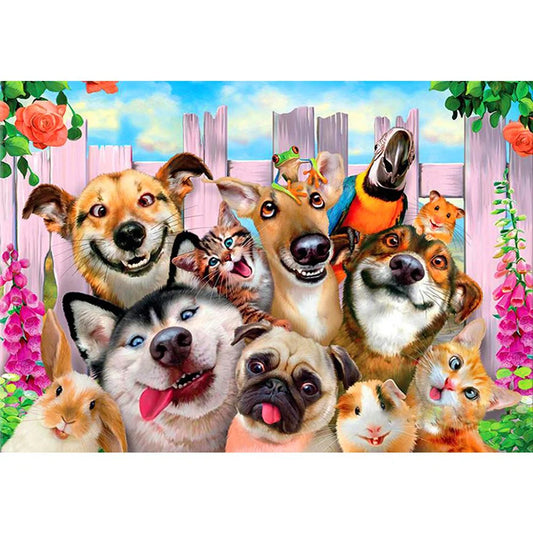 Happy Dogs | Diamond Painting