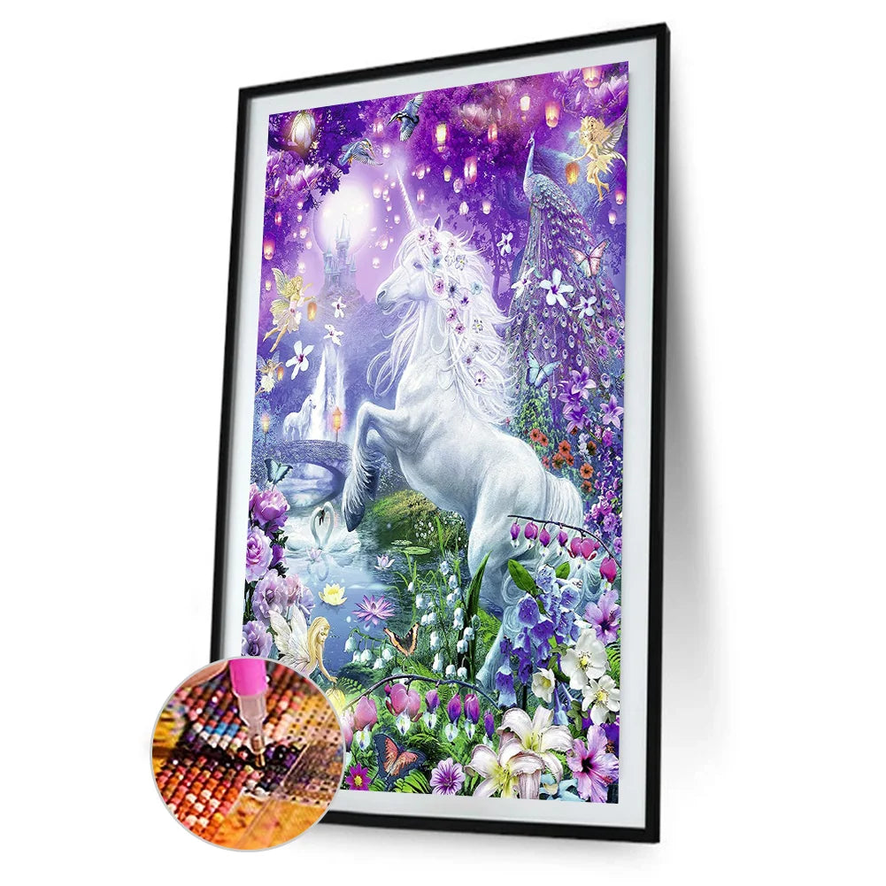 White Horse | Diamond Painting