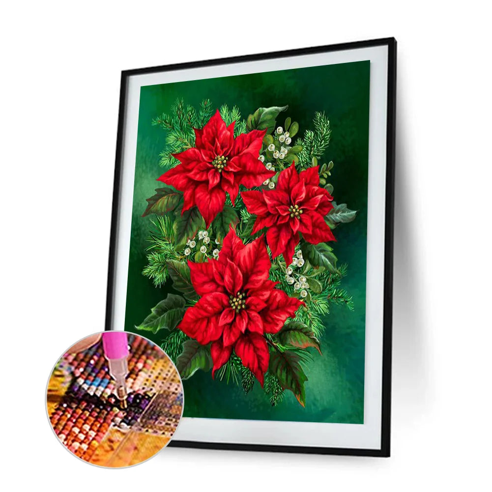 Red Flower | Diamond Painting