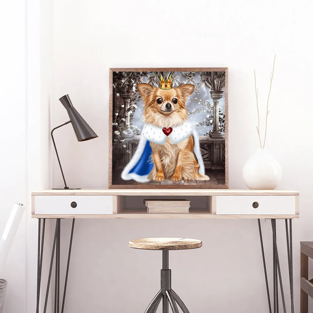 Dog King Chihuahua | Diamond Painting