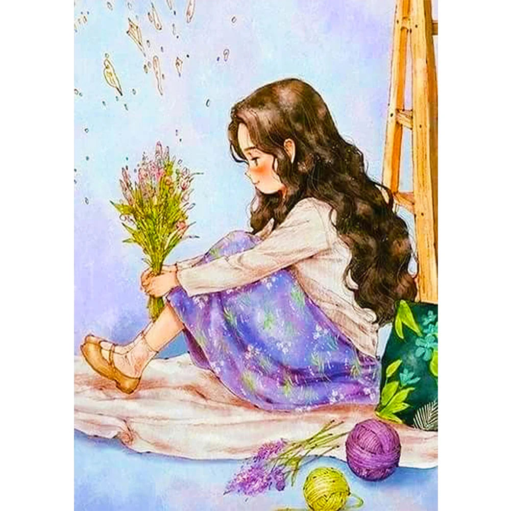 Beautiful Girl | Cross Stitch Embroidery