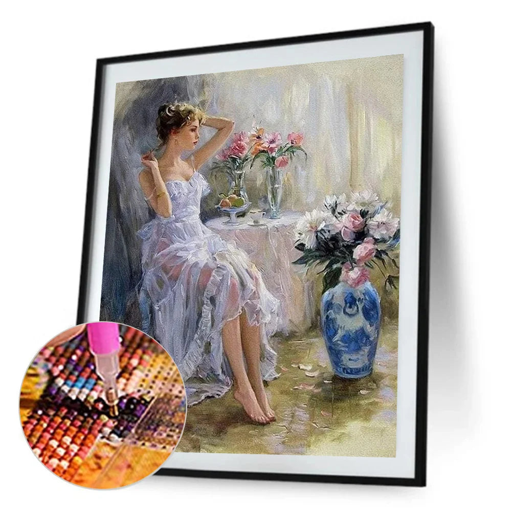 Beautiful Girl | Diamond Painting