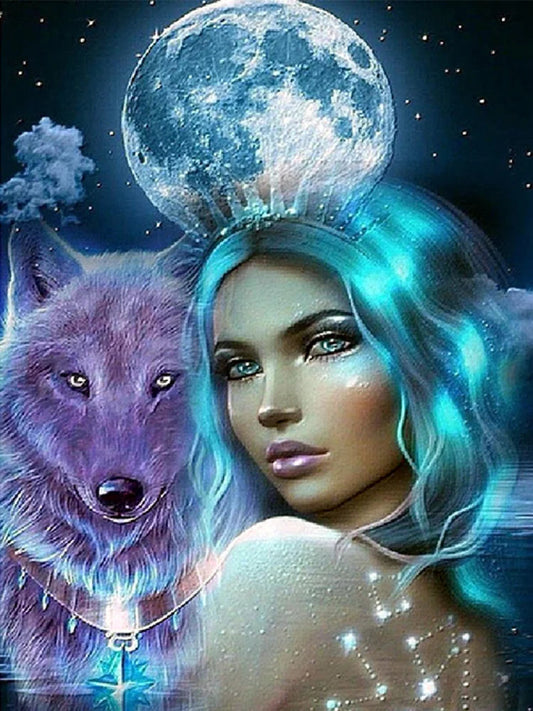 Wolf | Cross Stitch Embroidery