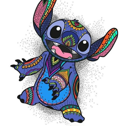 Alien Dog Stitch | Diamond Painting