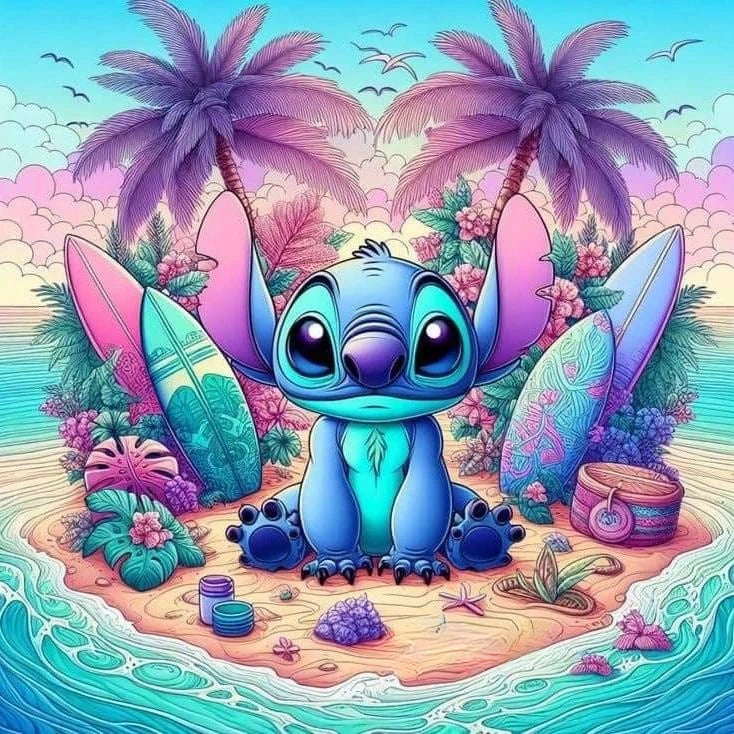 Alien Dog Stitch | Diamond Painting