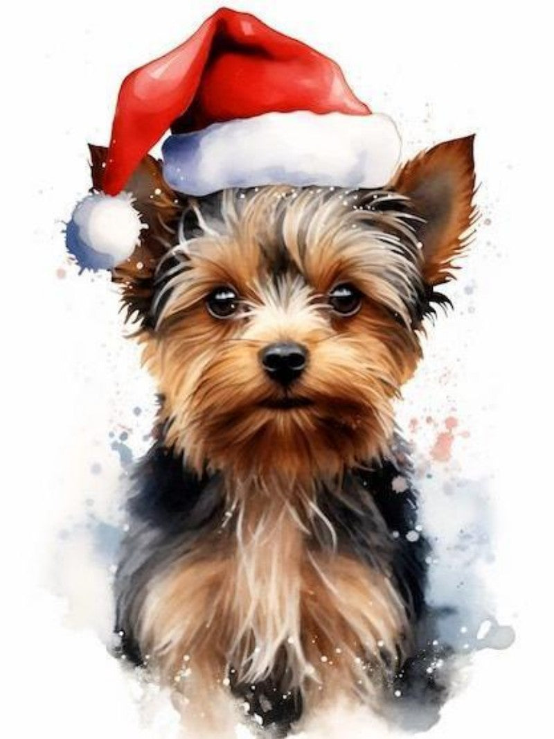 Christmas Dog | Diamond Painting