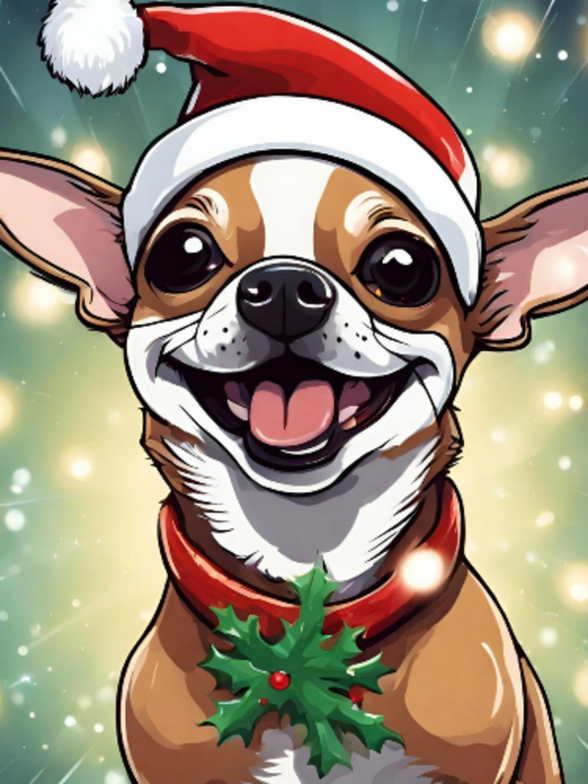 Christmas Dog | Diamond Painting