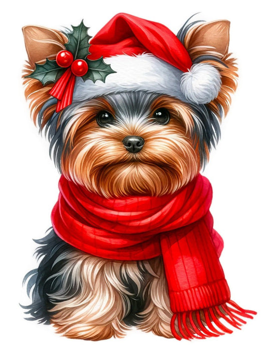 Christmas Dog | Diamond Painting