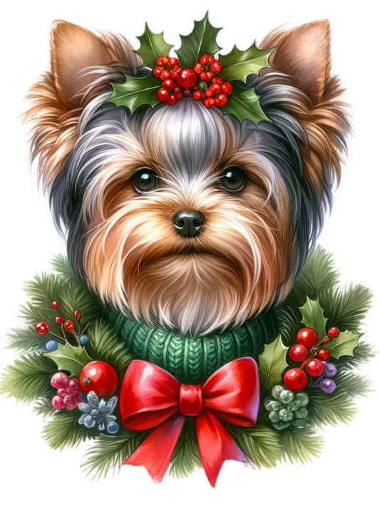 Christmas Dog | Diamond Painting